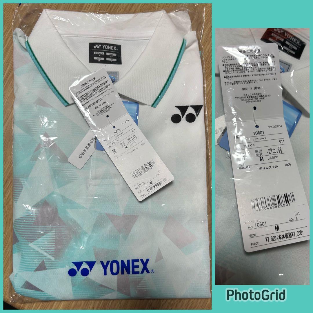 YONEX ★ヨネックス★ゲームシャツ★半袖 ★ドライシャツ ★M★ポロシャツ