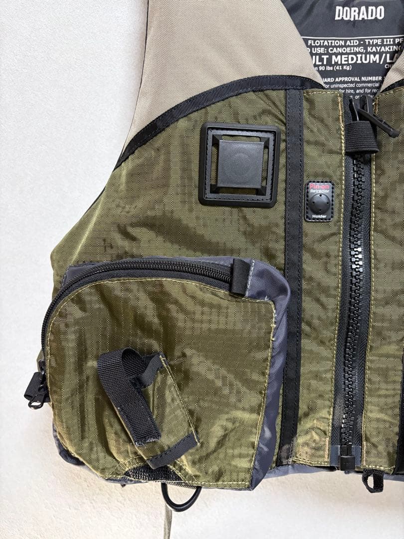 MTI Dorado カヤックPFD M/L オリーブ