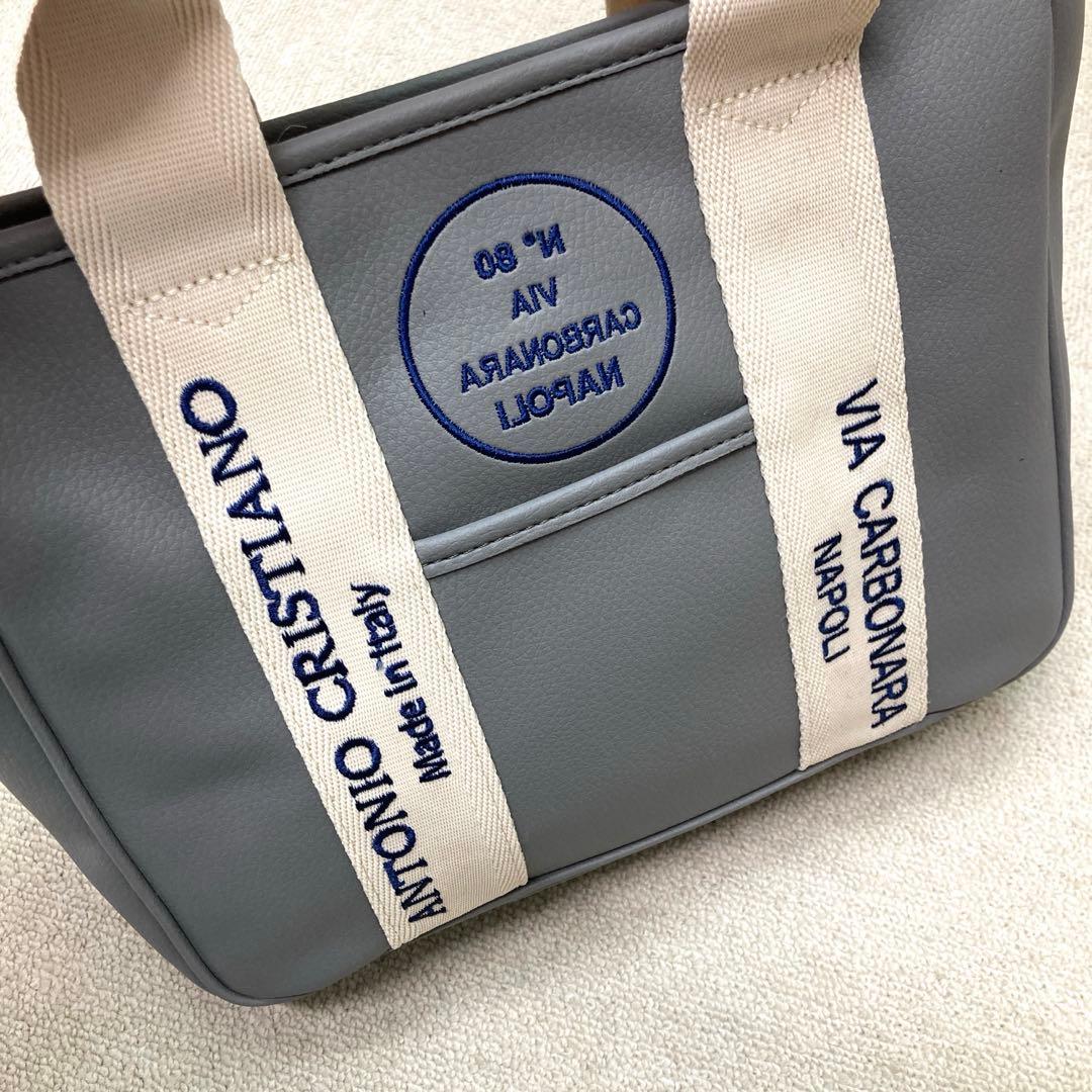 新品　ANTONIO CRISTIANO カートバッグ　グレー　ゴルフ　メンズ