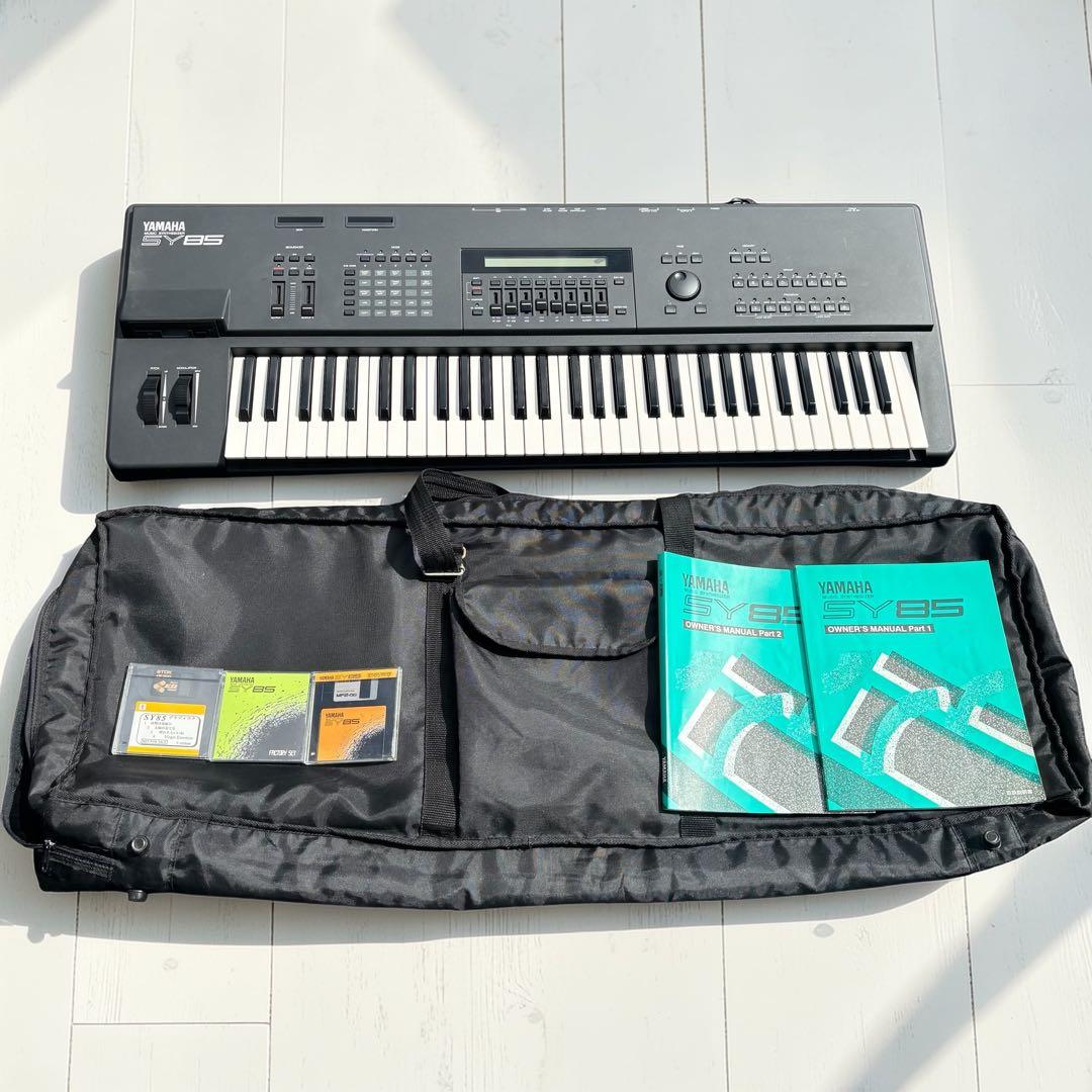 【名機】YAMAHA SY85 シンセサイザー 動作確認済 FD付 61鍵 美品