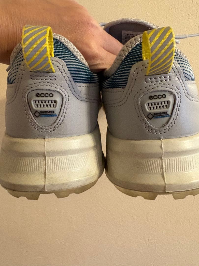 超美品　ecco ゴルフシューズ 43 EU ライトグレー/箱なし