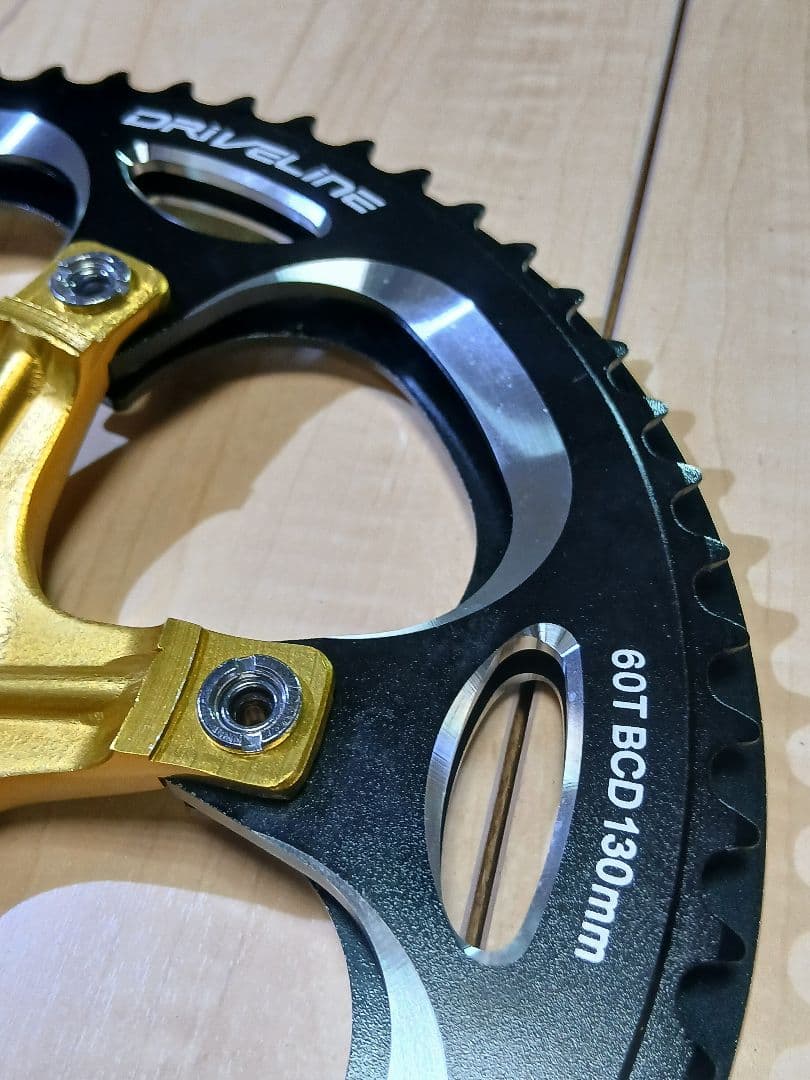 DRIVELINE+OTA クランクセット60T、BG 付き BCD130mm