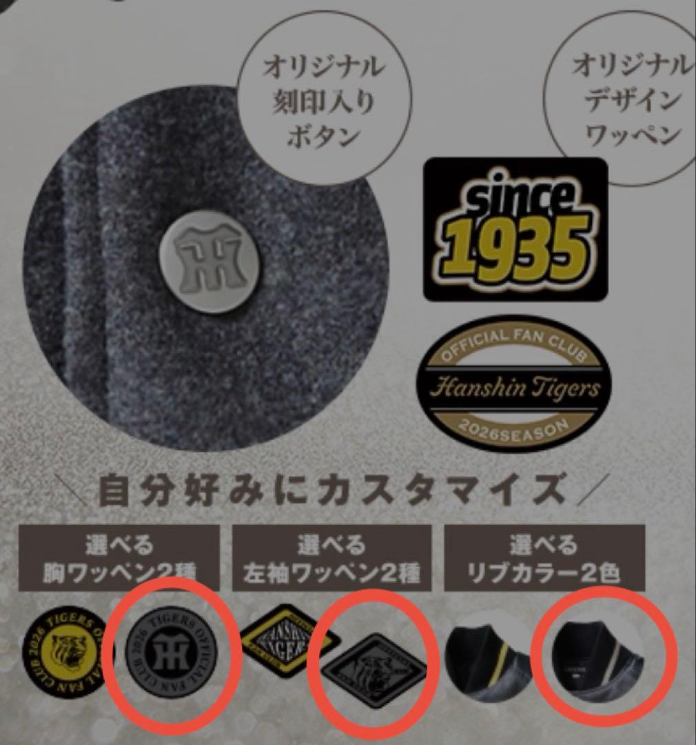 阪神タイガース セミオーダースタジアムジャンパー Oサイズ
