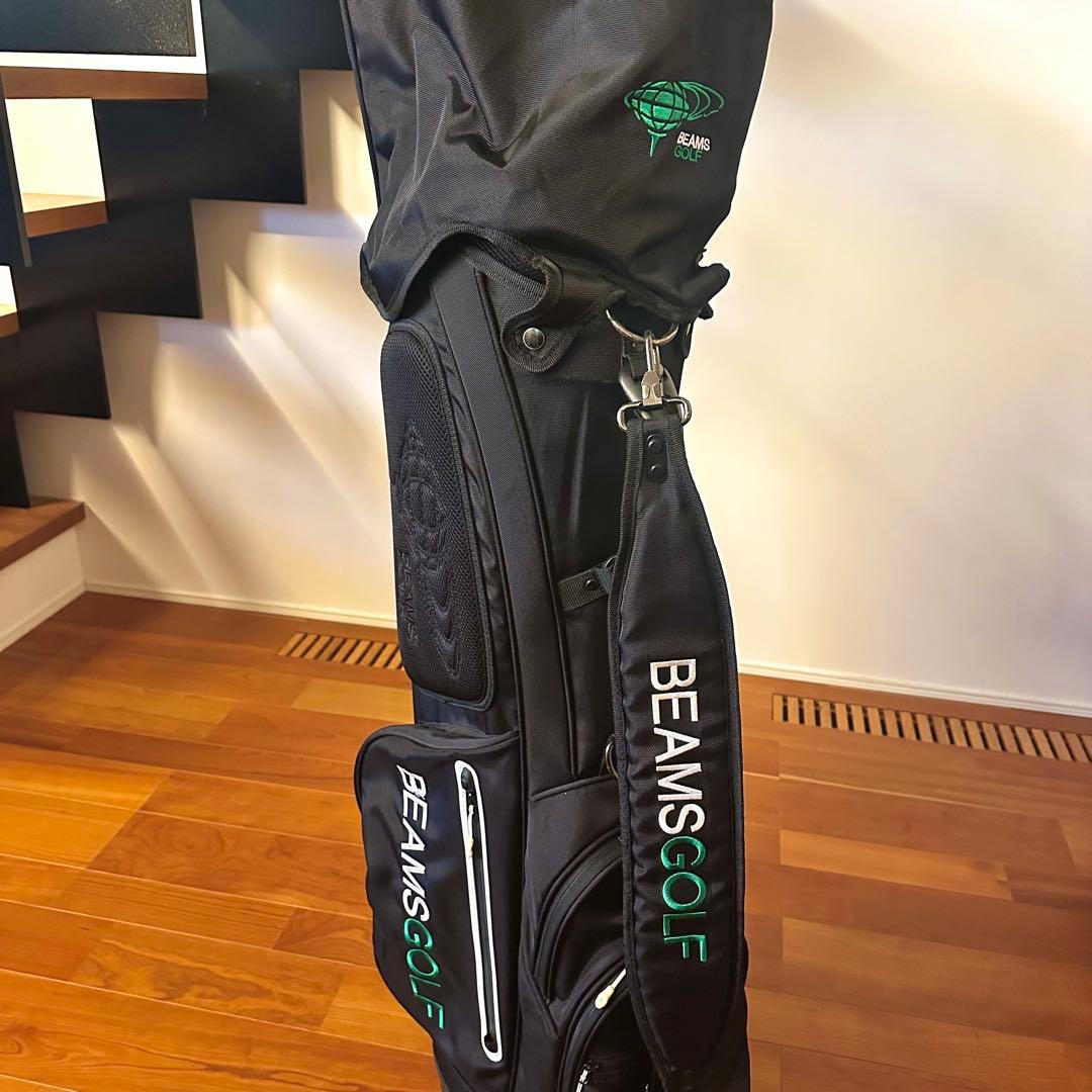 BEAMSGOLF スタンド付きゴルフバッグ ブラック
