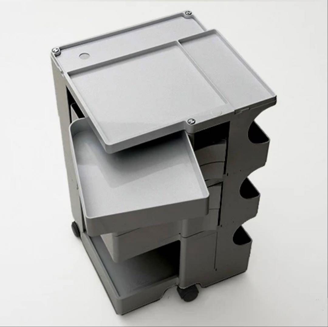 新品 正規品 ボビーワゴン 3段5トレイ B-LINE グレー