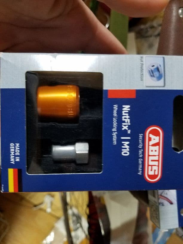 新品　ABUS アブス　アバス　ピスト用　ホイールロック　自転車盗難