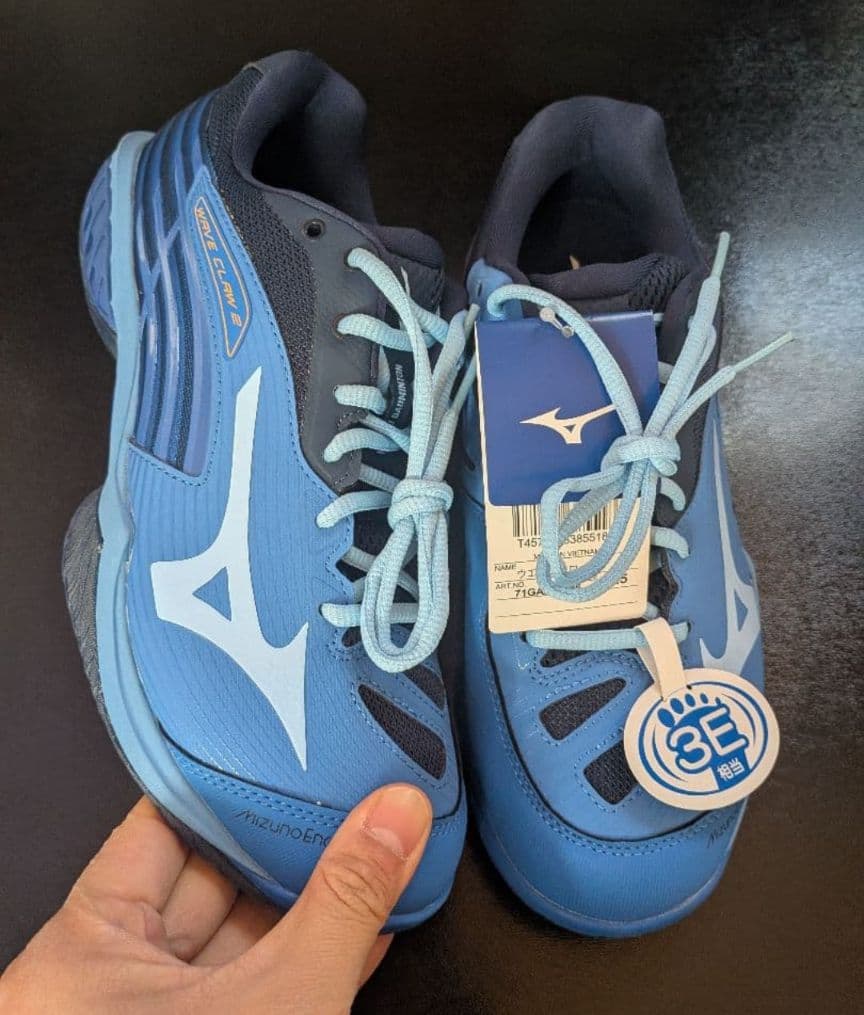 Mizuno バドミントンシューズ 26.5cm ブルー