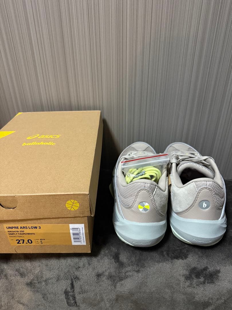 新品_ASICS×ballaholic UNPRE ARS LOW 3 27cm
