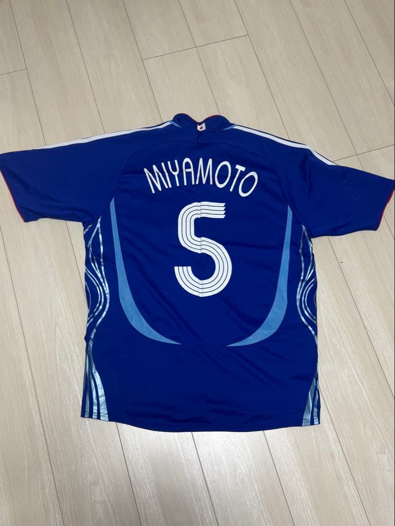 サッカー日本代表 宮本恒靖 MIYAMOTO #5 ユニフォーム adidas