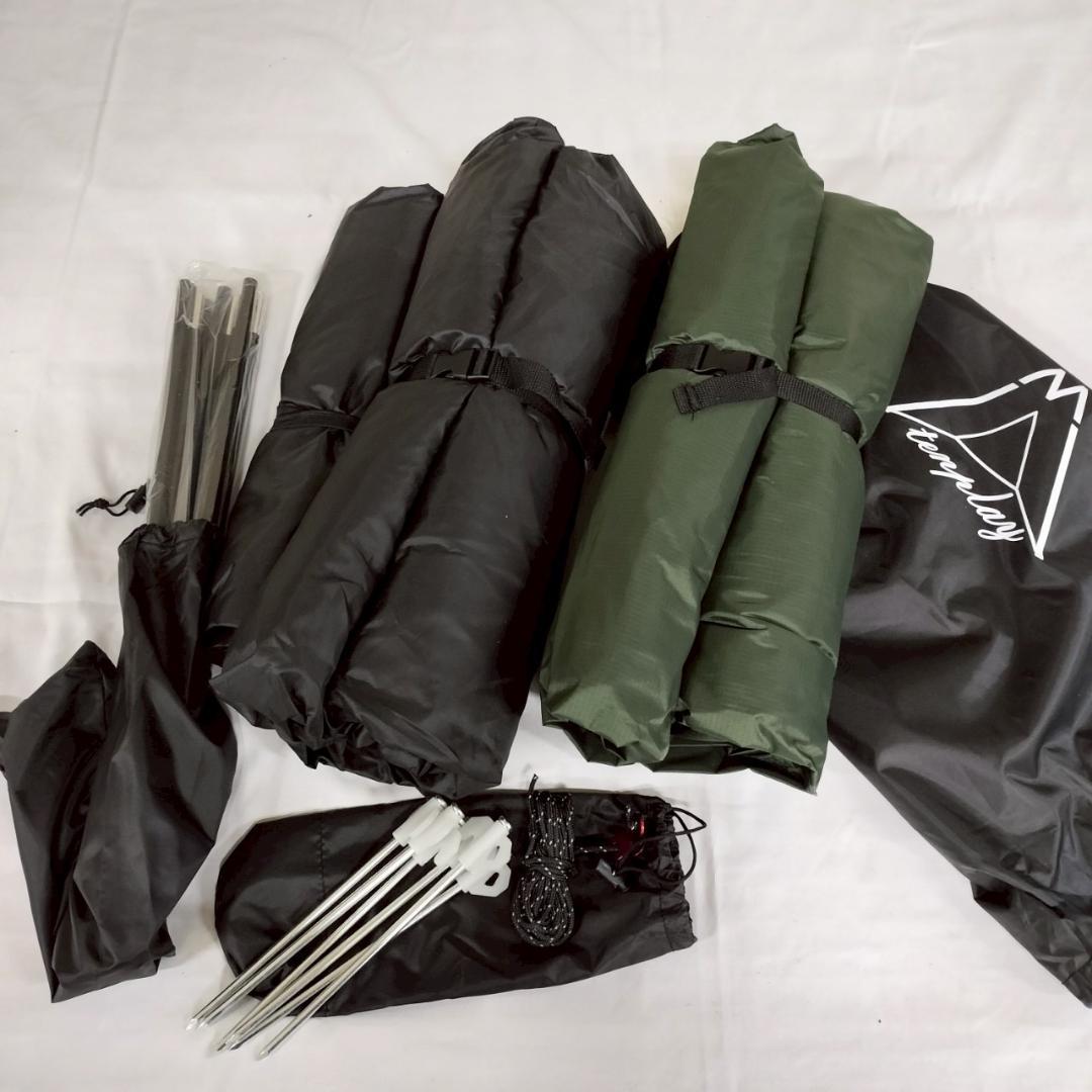 K-⑮【訳ありUSED】G-tent-M 専用 拡張テント 2-3人用 カーキ