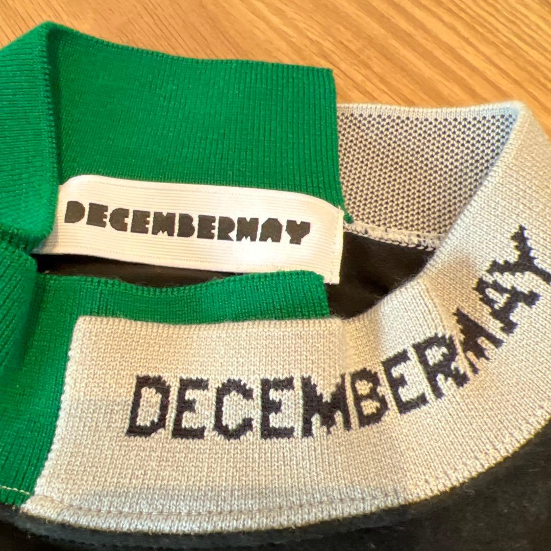 DECEMBERMAY ディセンバーメイ 長袖シャツ 黒/グレー/緑