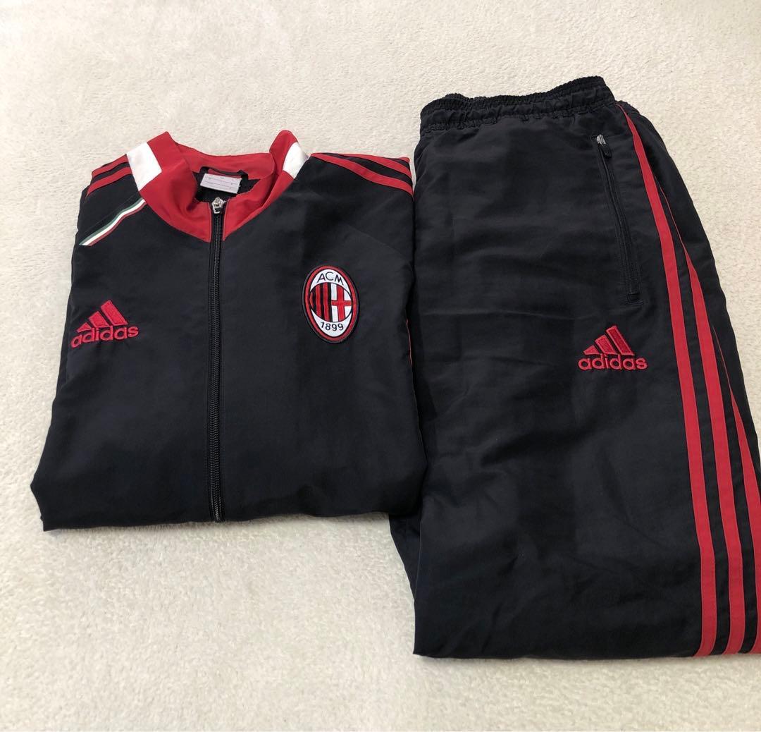 adidas ACミラン　セットアップ　アンセムジャケット　ジャージ　サイズO