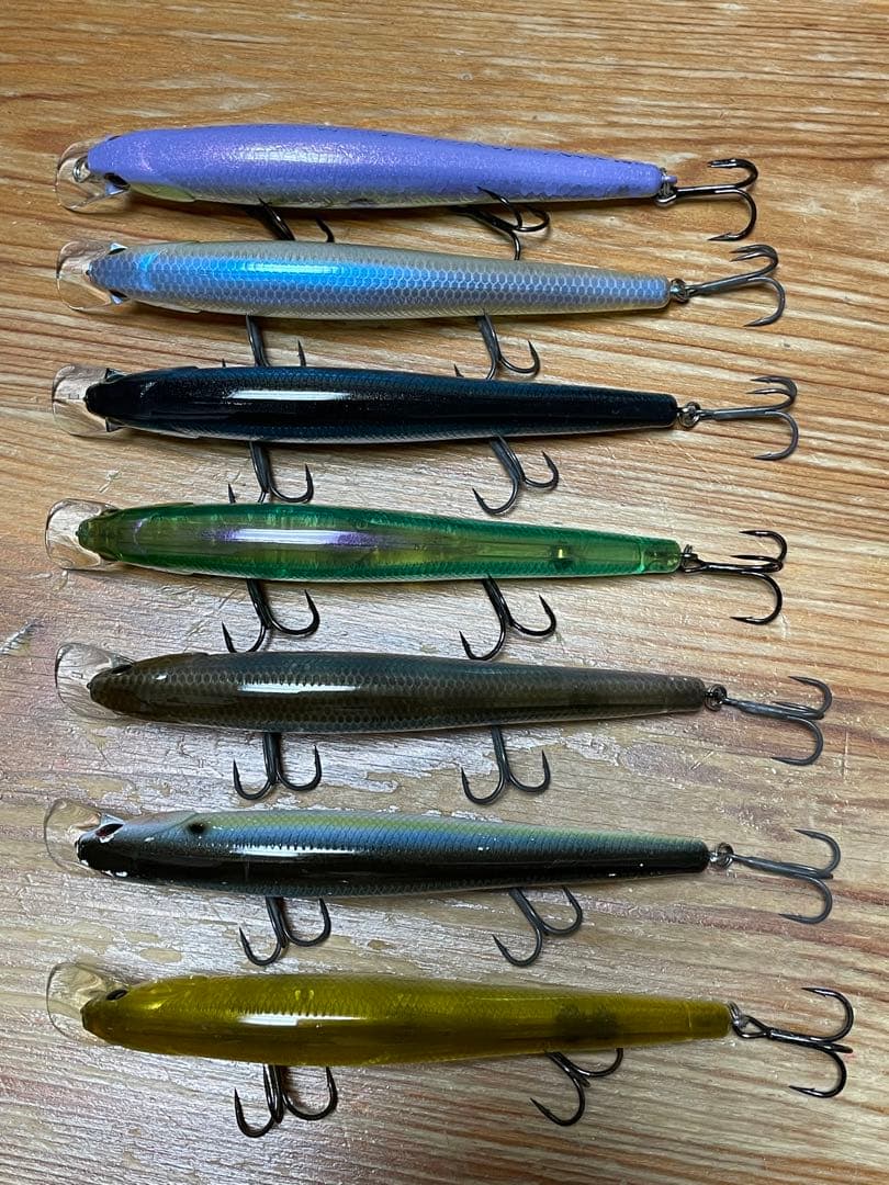 ラッキークラフト USA スレンダーポインター 112MR 7色セット
