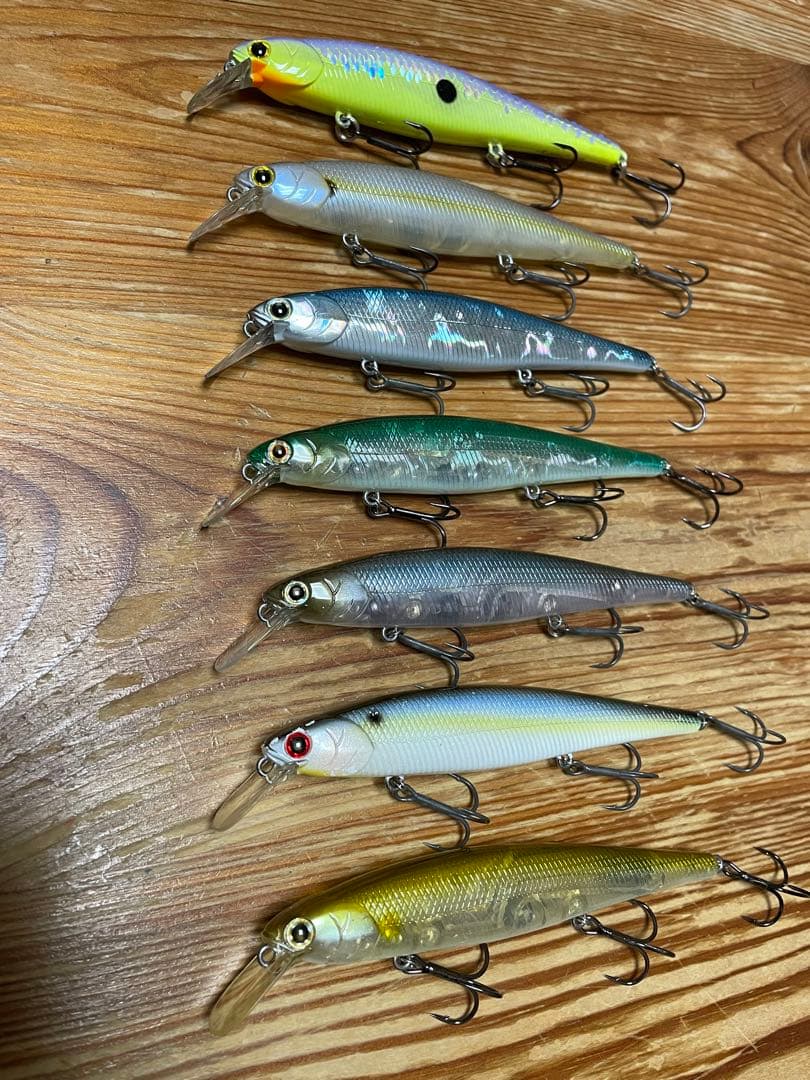 ラッキークラフト USA スレンダーポインター 112MR 7色セット
