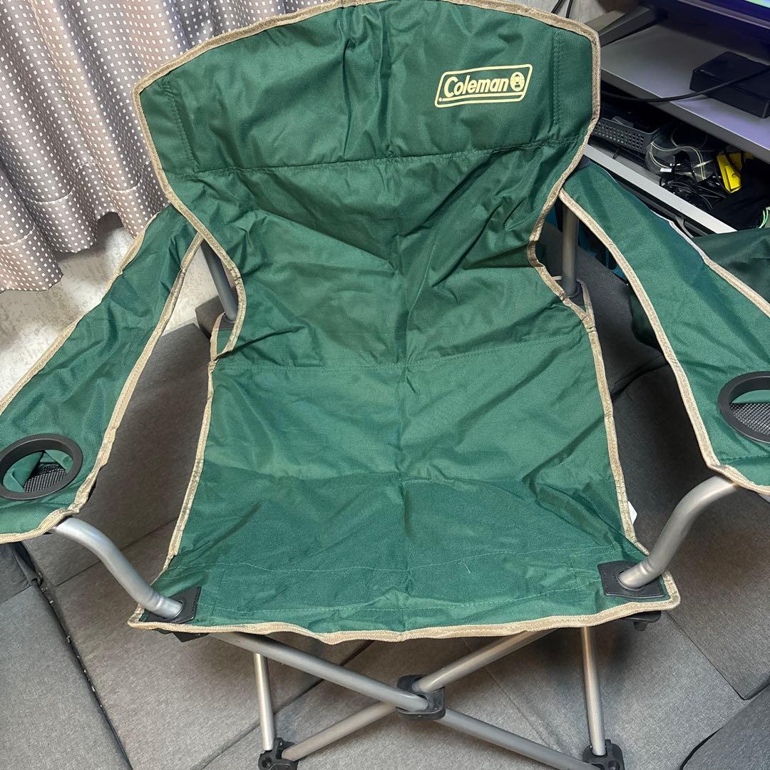 Coleman アウトドアチェア 肘掛け付き三脚セット