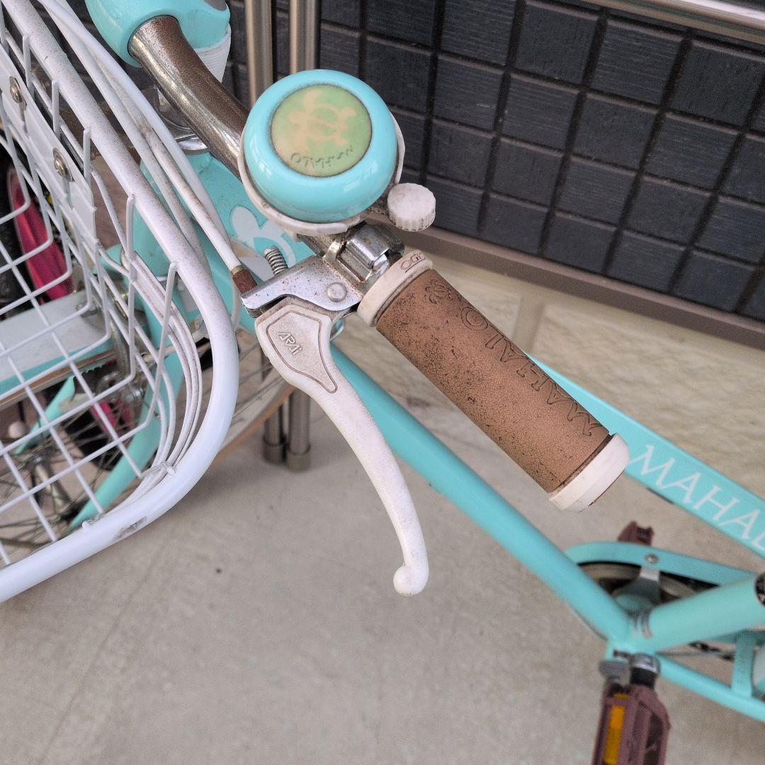 MAHALO 26インチ 子供用自転車 ミントグリーン
