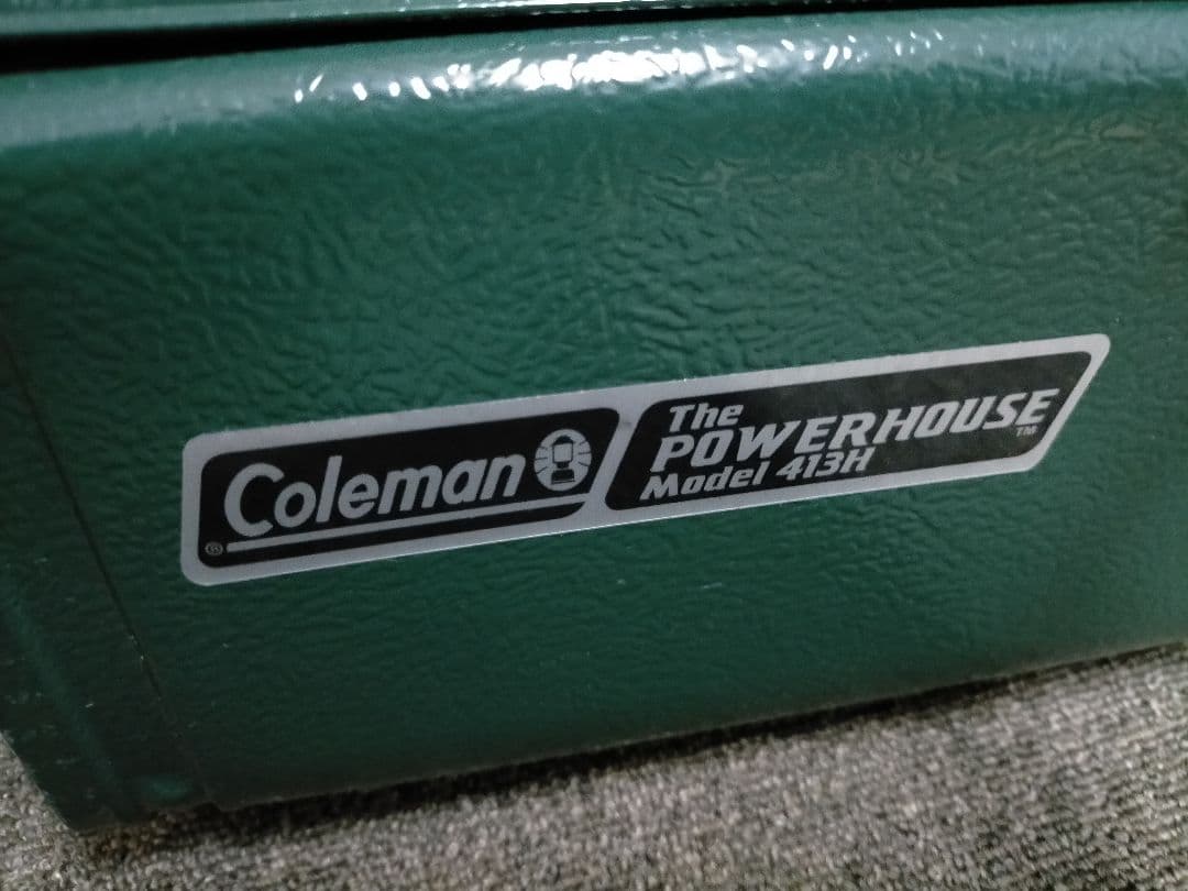 超希少　コールマン　ガソリン ２バーナー413H　1993年製が未使用！