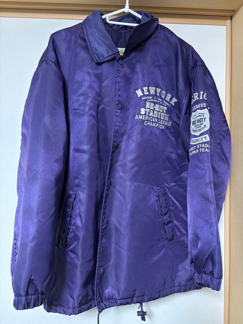80s 90s ヴィンテージ　ニューヨーク ビーホットスタジアム　古着　ジャンパ