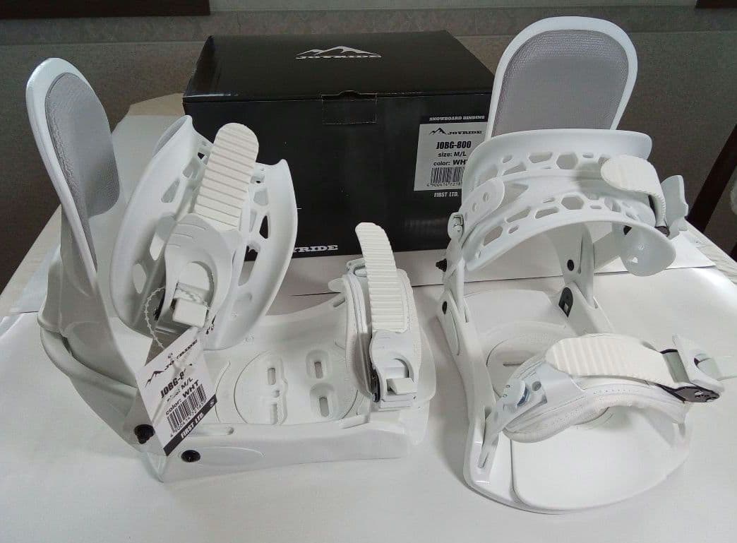 新品未使用/JOYRIDE ボードビンディング JOBG-800 WHT/M-L