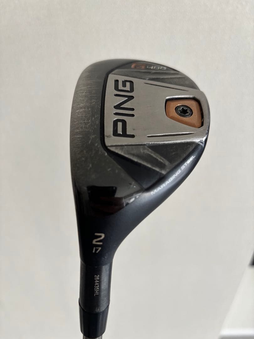 希少レフティ PING G400 UT 2U 17° 4U 22° 2本セット