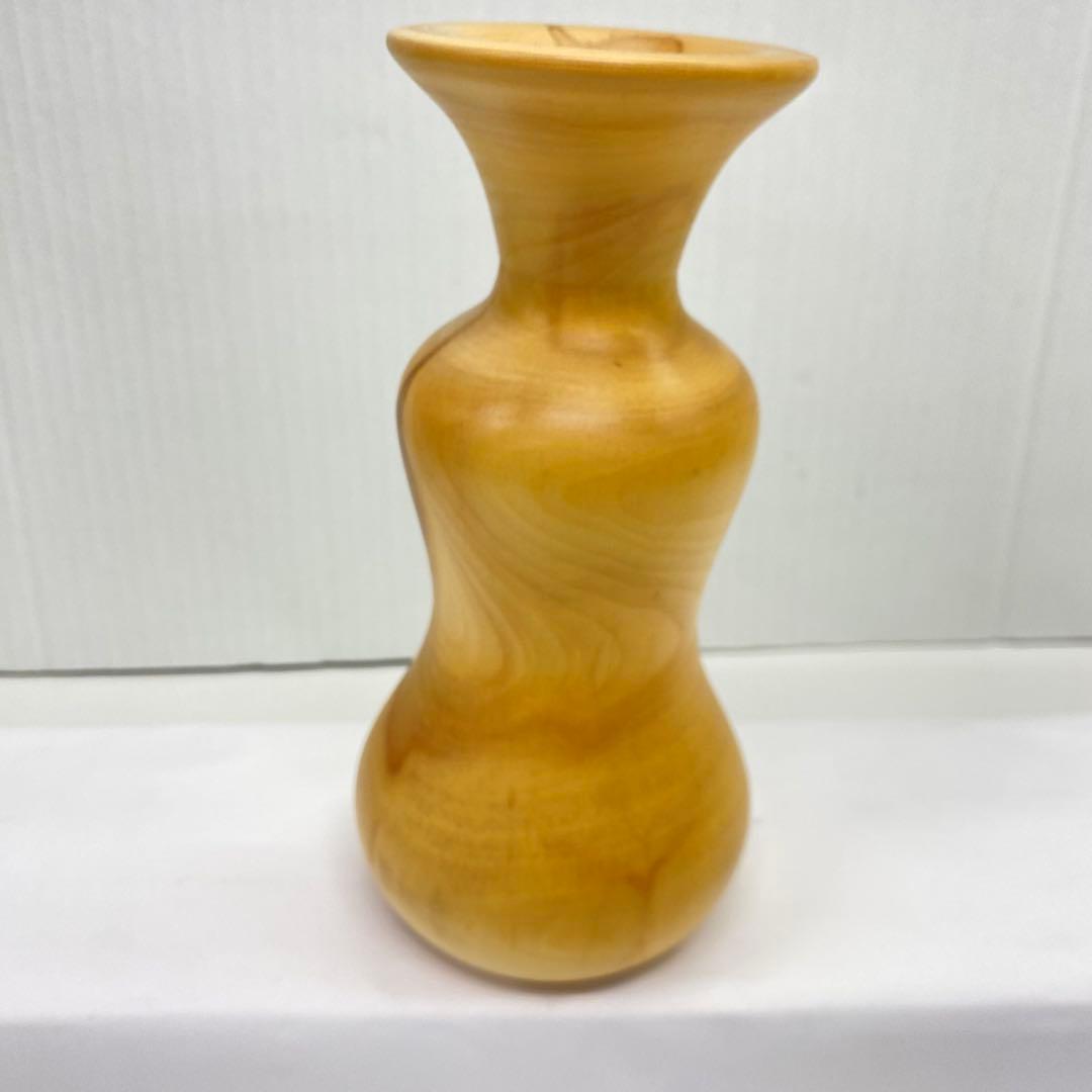♦︎1137 Spinning Aspen Studios社製 木製 花瓶 一輪挿