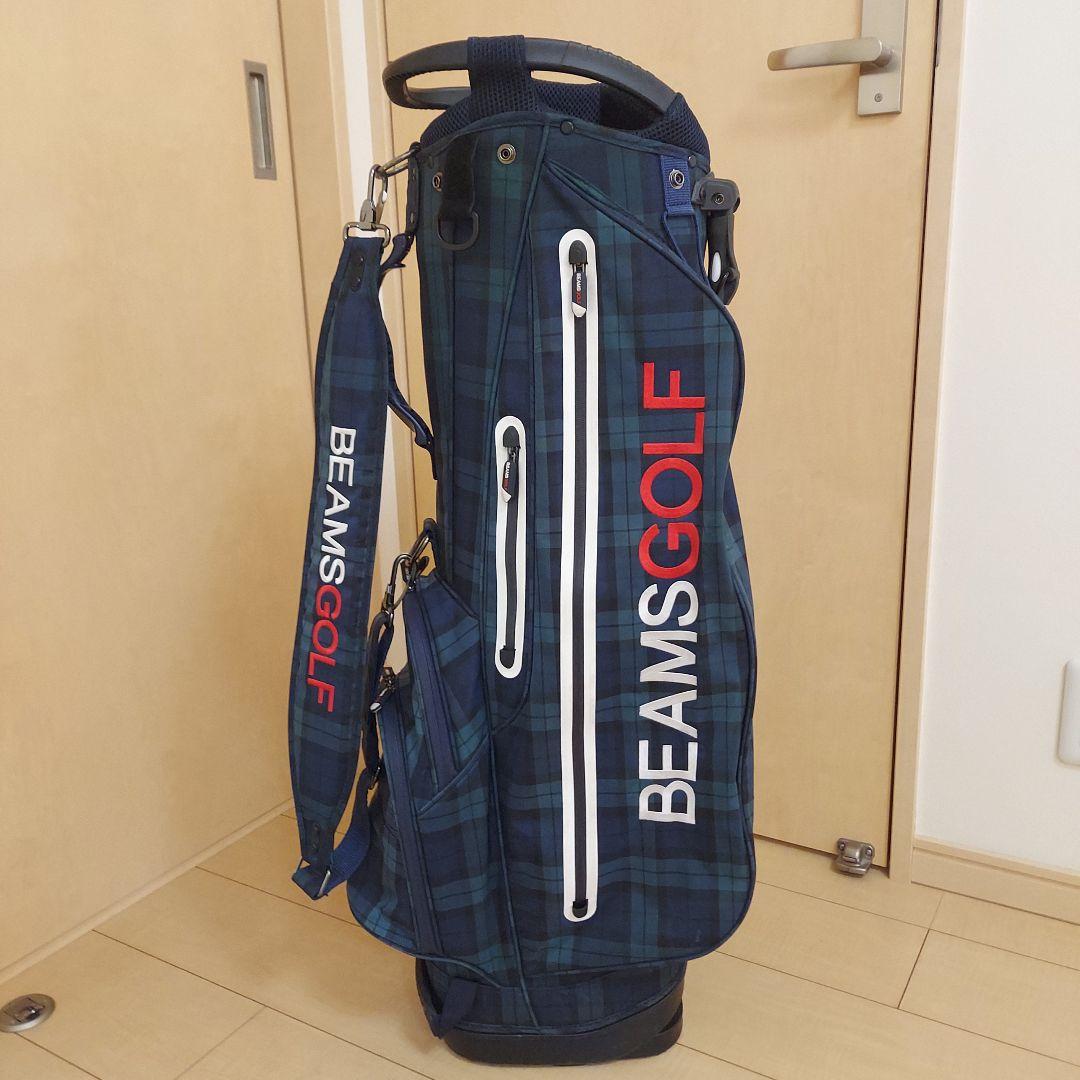 BEAMS GOLF ビームスゴルフ キャディバッグ スタンド ブラックウォッチ