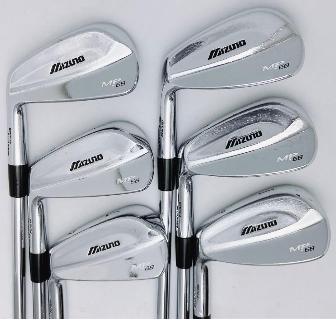 希少なレフティ MIZUNO MP-68 左利き アイアンセット ゴルフクラブ