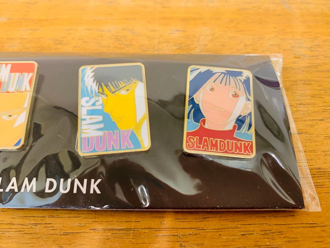 k0306-06★未使用 SLAM DUNK ピンバッジ 4個セット