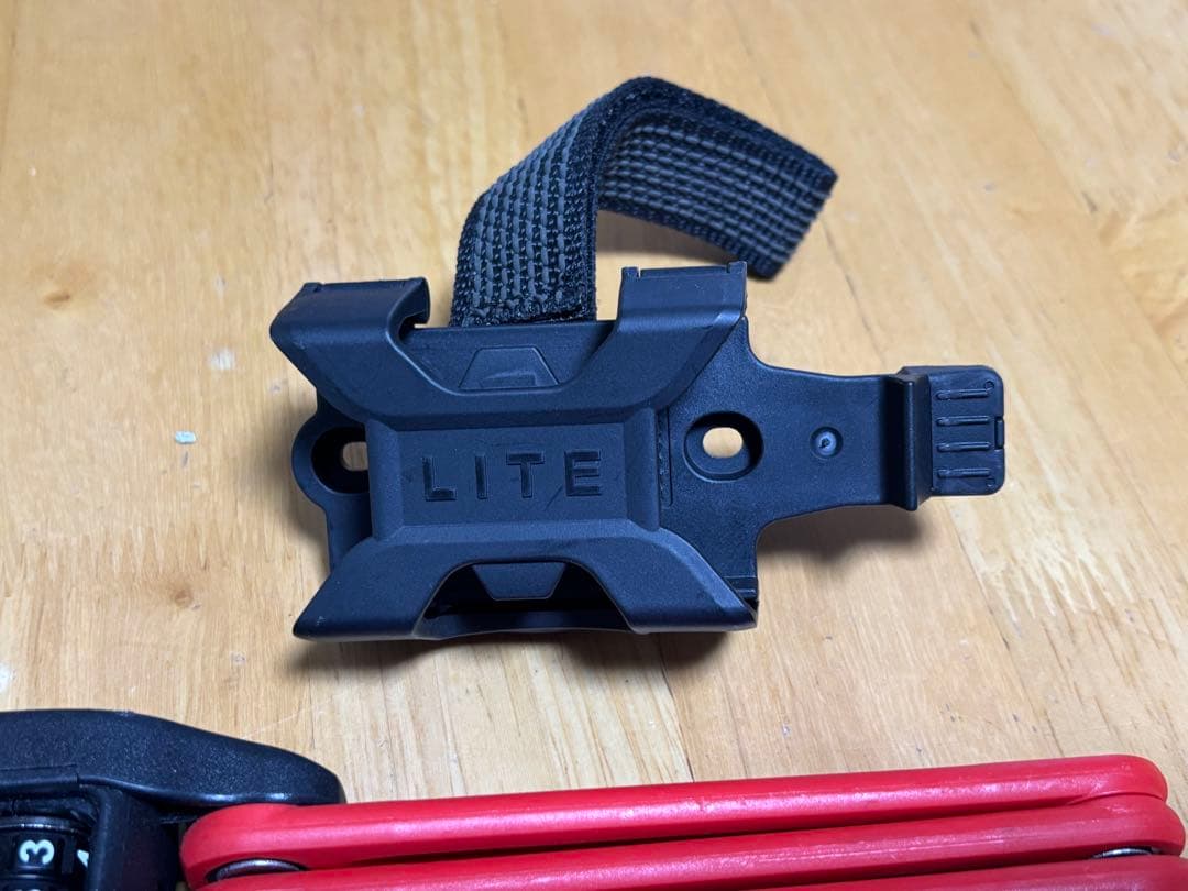 ABUS 折り畳みバイクロック 6055C ホルダー付属