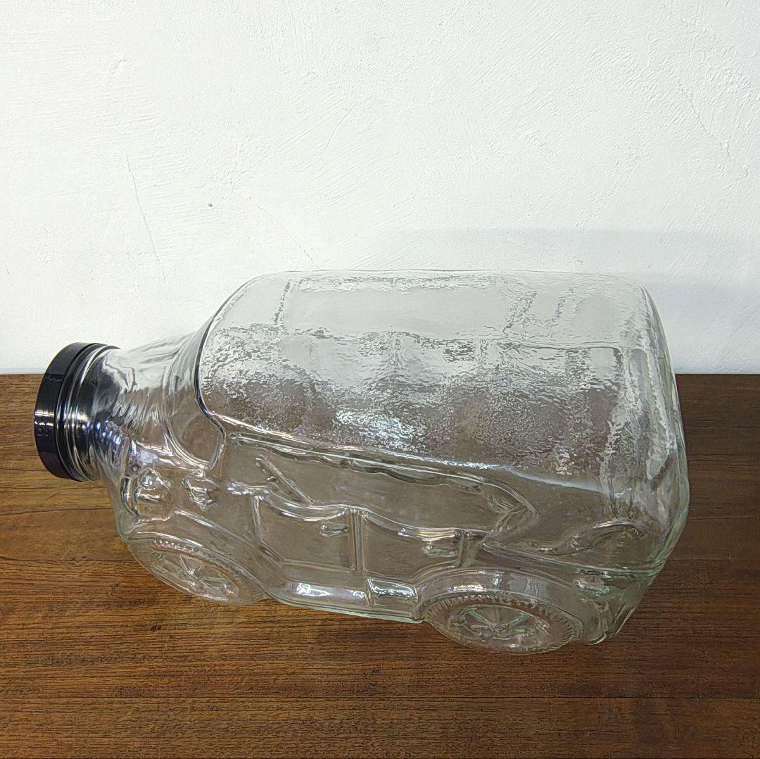 USA【Glass jar】車型 ガラス瓶 ジャー 容器 店舗ディスプレイ