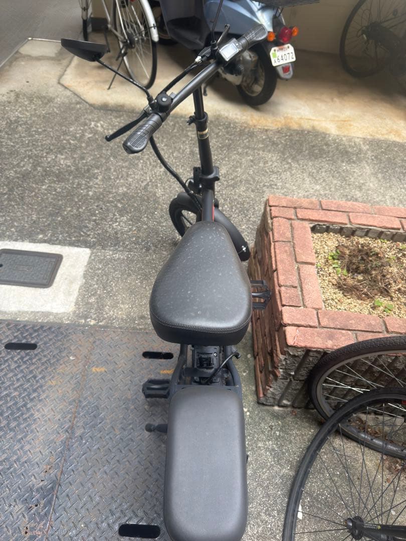 電動アシスト自転車 ブラック シティタイプ