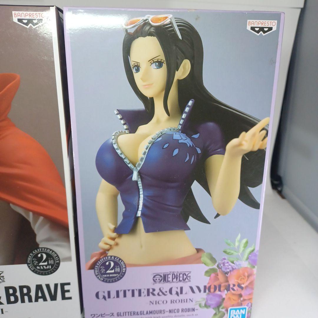 ワンピース　フィギュア　グラン　グリッター　ブレイブ　ナミ　サンジ　ロビン