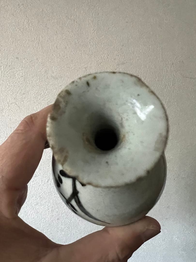 天照大神 伊勢神宮 神具 白色陶器瓶 御神酒 古伊万里 仏教美術 骨董 古美術