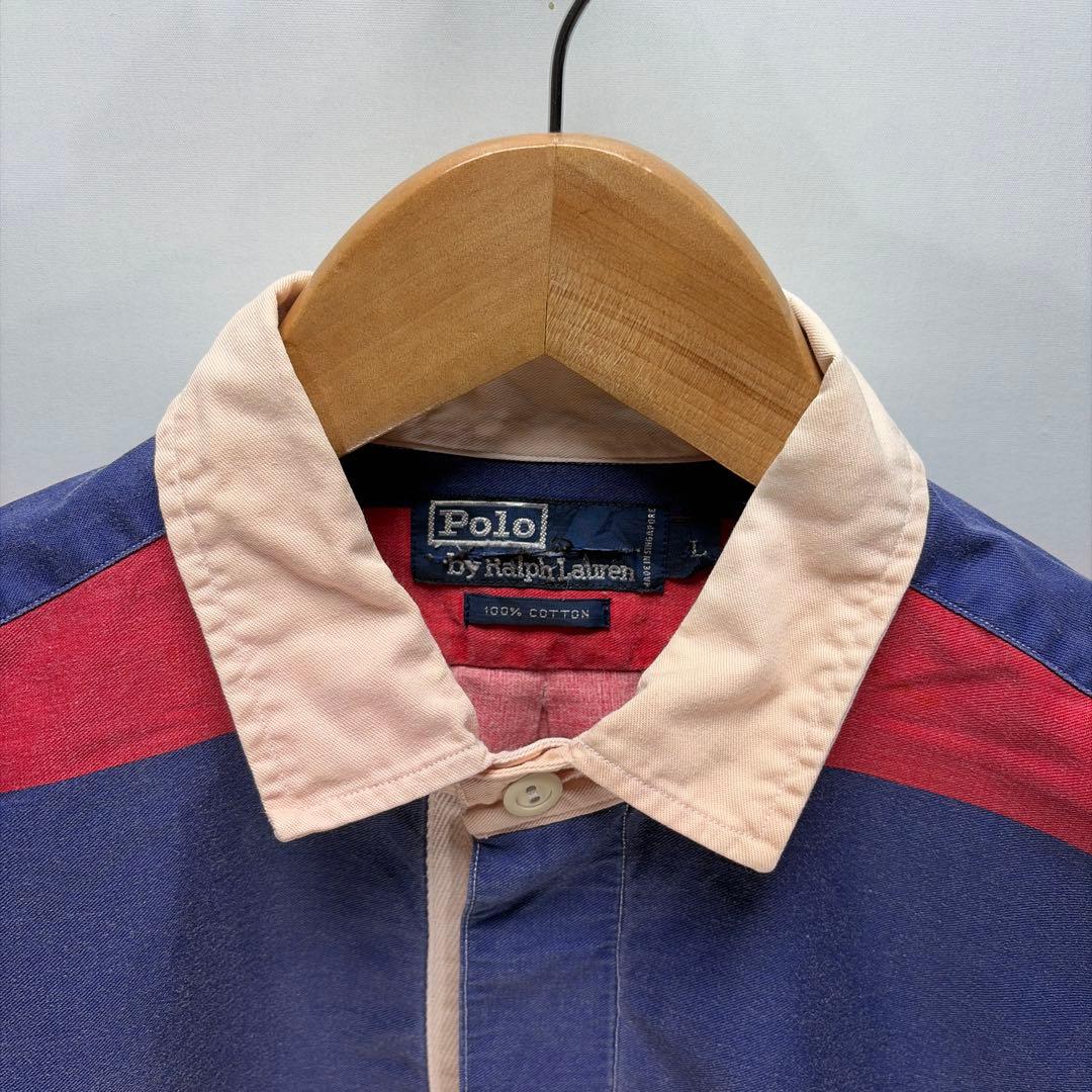 90S ラルフローレン　CP RL93 レガッタコレクション　ラガーシャツ