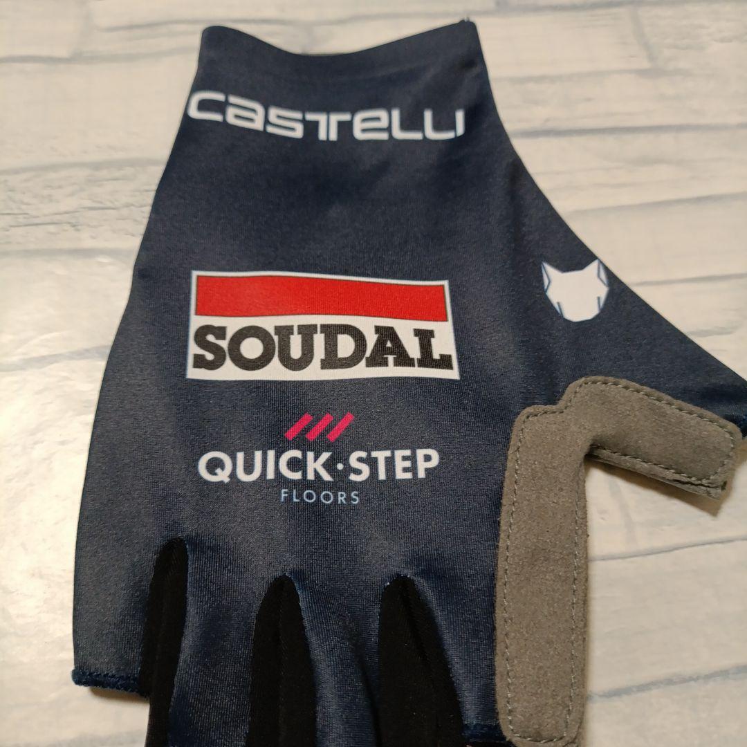 支給品　グローブ　Soudal QuickStep　スーダルクイックステップ