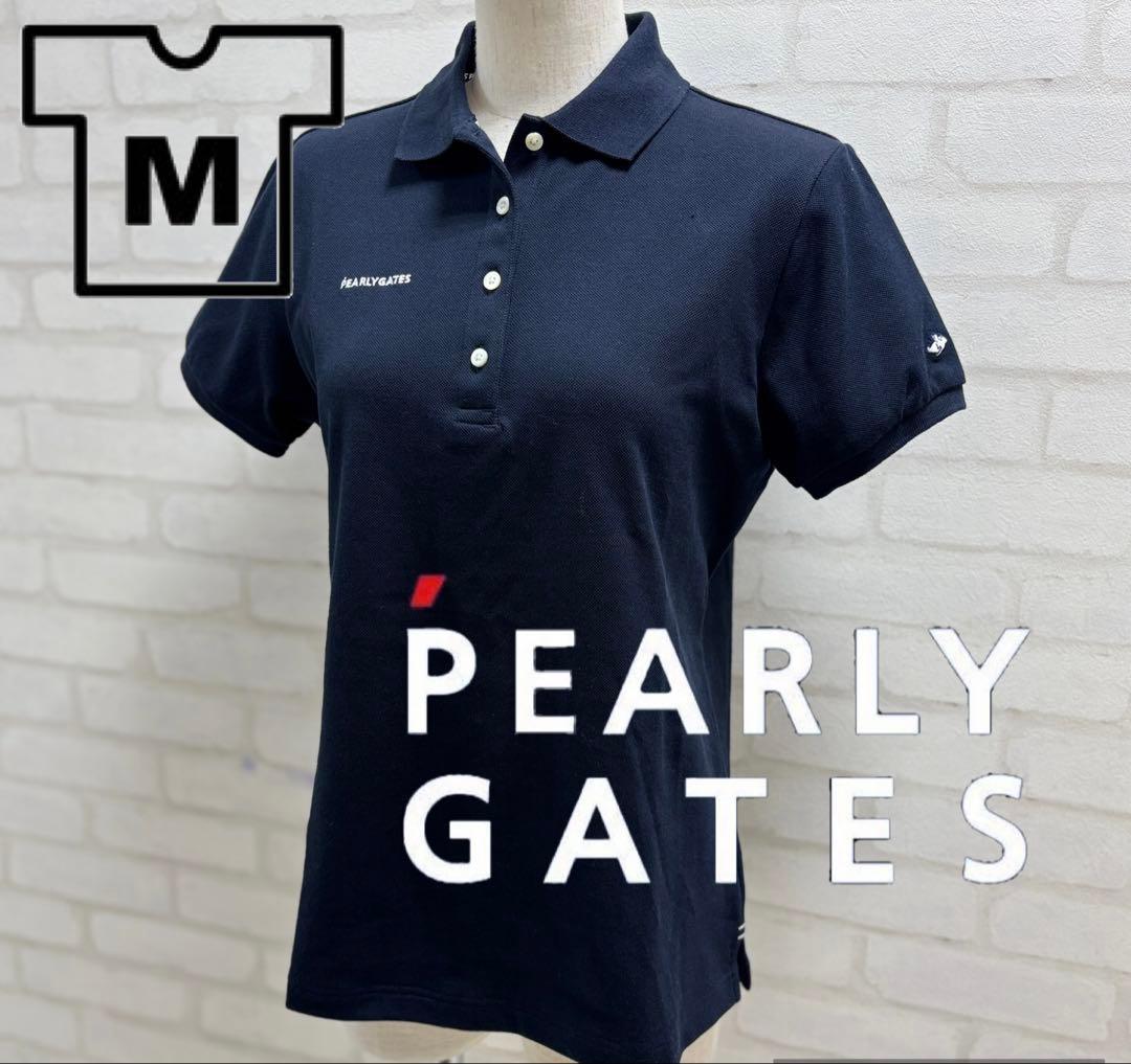 ★美品★ PEARLY GATES ゴルフウェア ブラック ポロシャツ 日本製