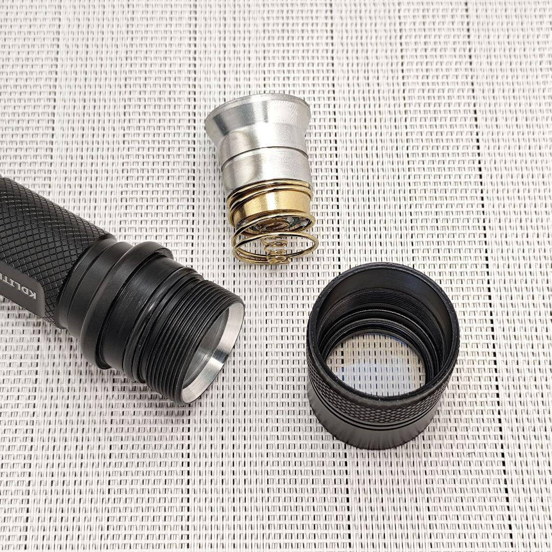 【改造あり】18650対応 P60系モジュールホスト＋緑色光モジュール3-9V