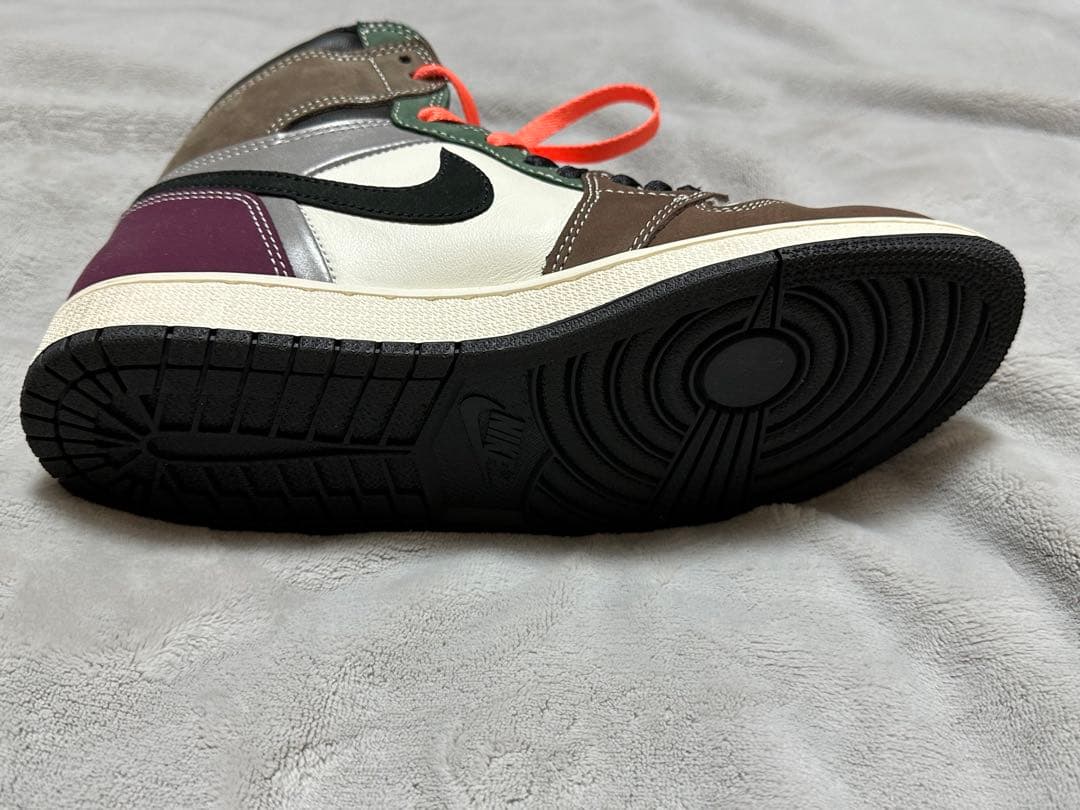 Nike Air Jordan 1 ブラウン/ホワイト/パープル26cm メンズ