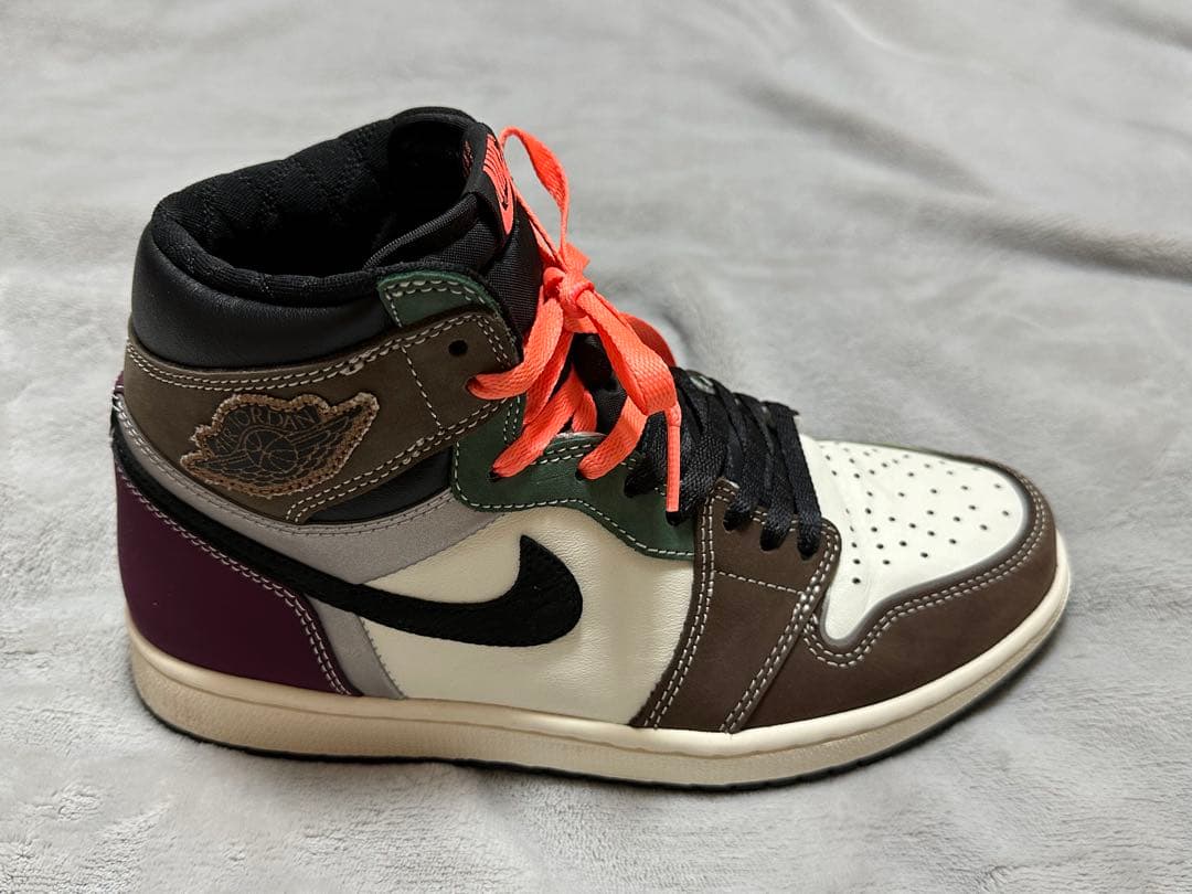 Nike Air Jordan 1 ブラウン/ホワイト/パープル26cm メンズ