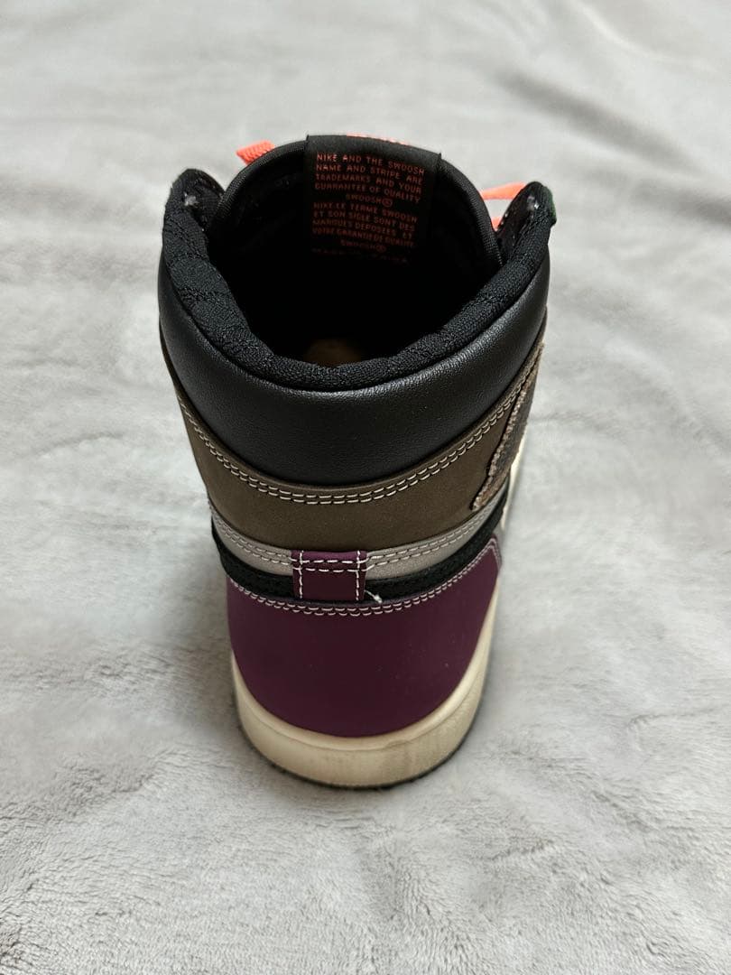 Nike Air Jordan 1 ブラウン/ホワイト/パープル26cm メンズ
