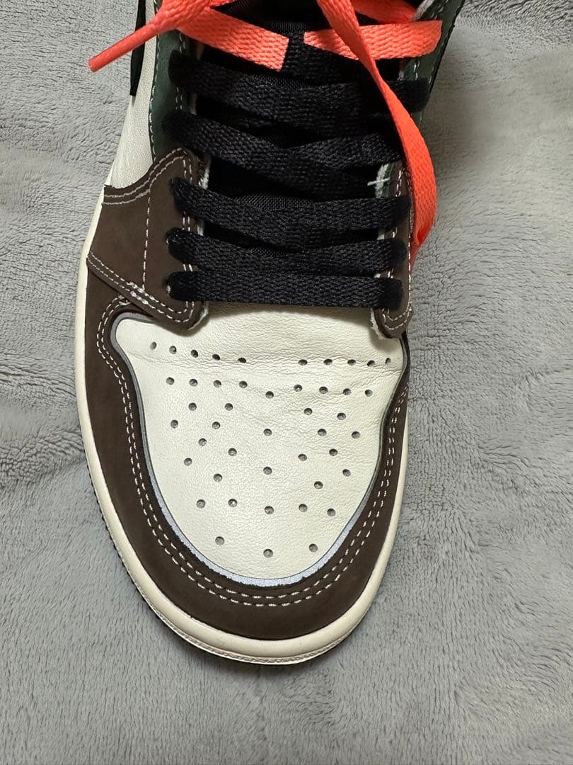 Nike Air Jordan 1 ブラウン/ホワイト/パープル26cm メンズ