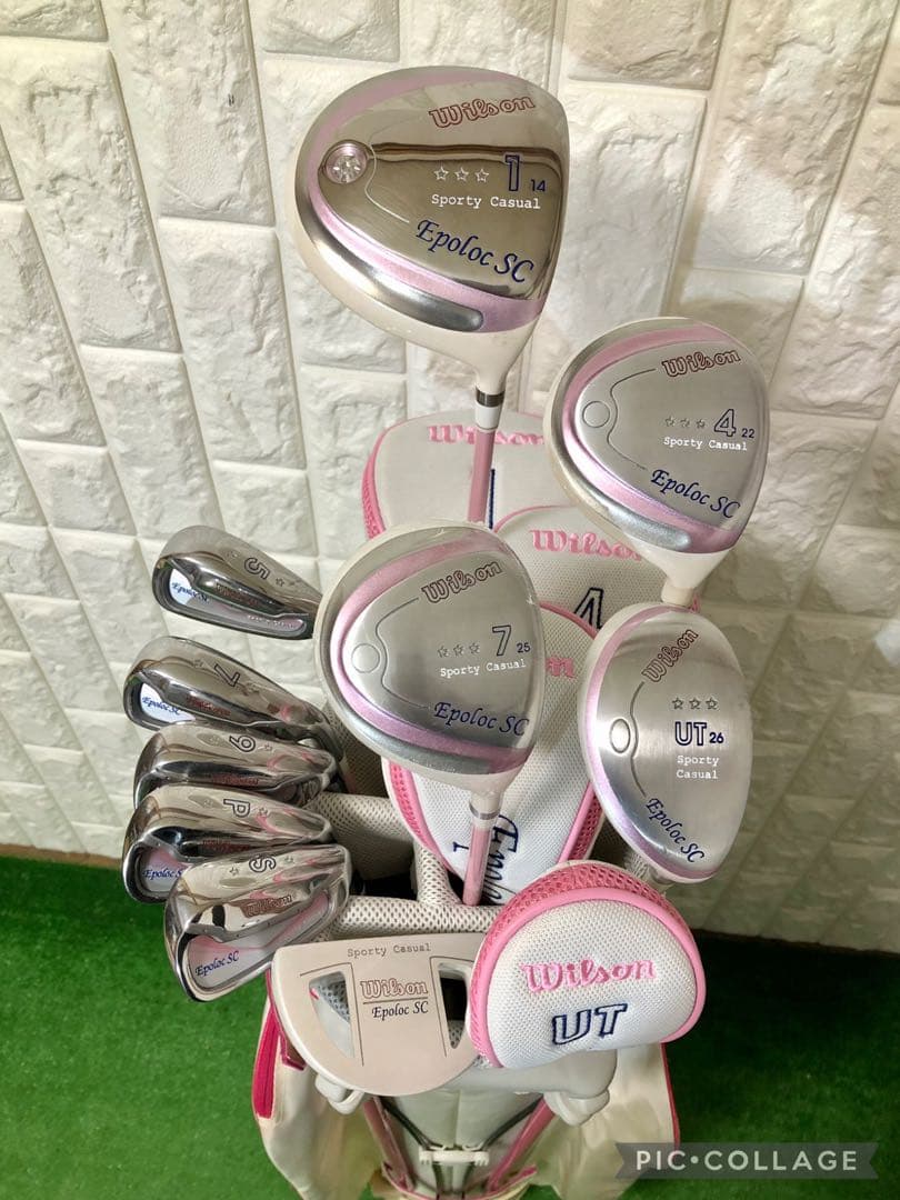 初心者おすすめ☆レディース ゴルフクラブセット☆ウィルソン☆スタンドバッグ付