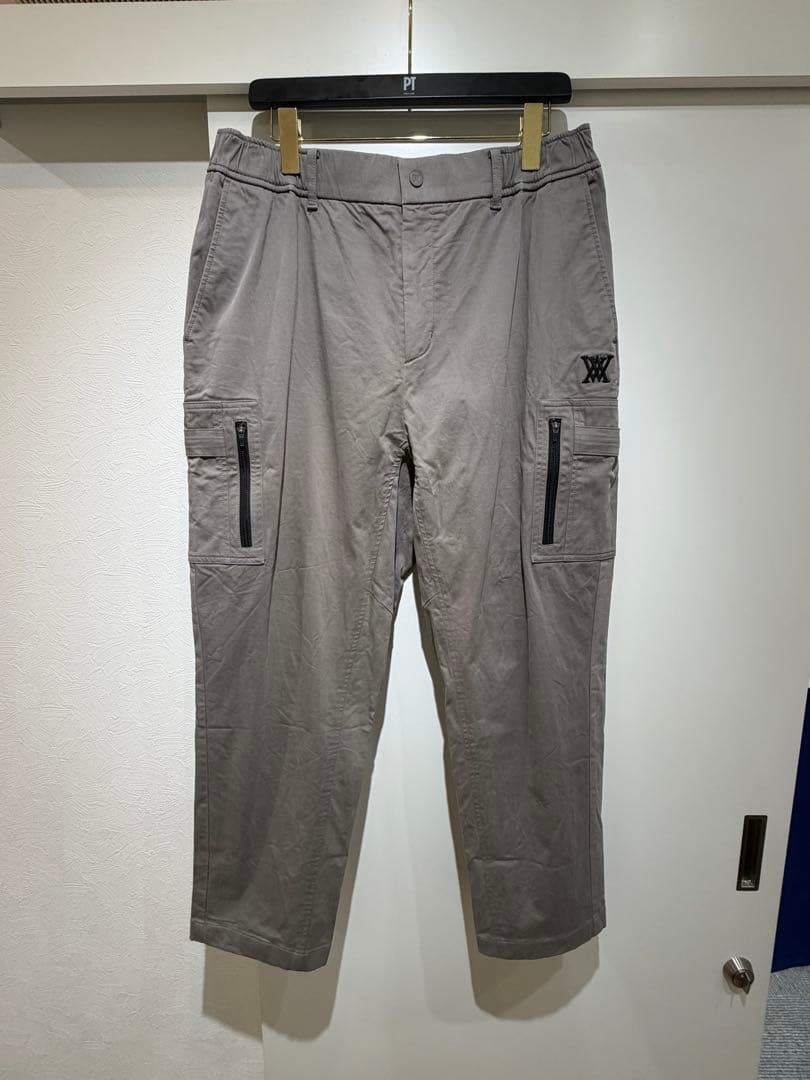 美USED ANEW GOLF メンズ コットンストレッチ グレージュ アニュー
