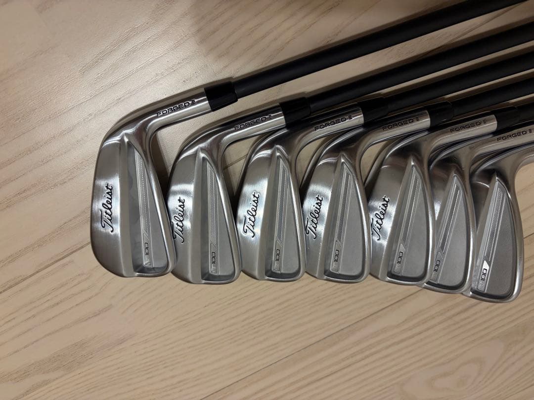 【美品】タイトリストT100アイアンセット　5〜Aトラビル115S