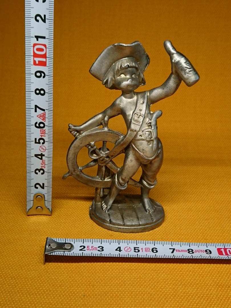 人形　金属　彫像　イタリア　置物　インテリア　工芸品　美術品　A2963