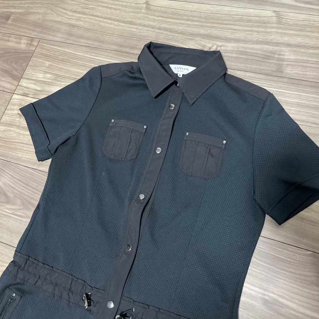 LANVIN SPORT ゴルフウェア ワンピース 38 黒