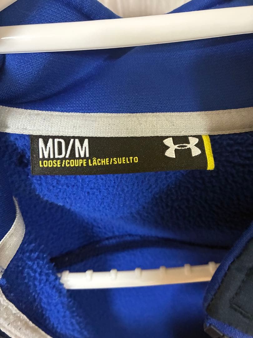 Under Armour 冬用　ウインドブレーカー　上下セット M 青　裏起毛