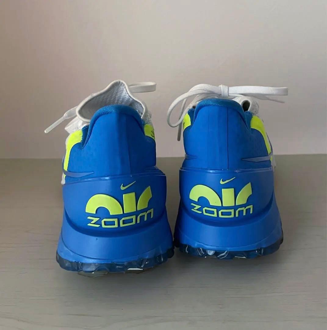 Nike MX-720-818ホワイト/ブルー/イエロー ゴルフシューズ