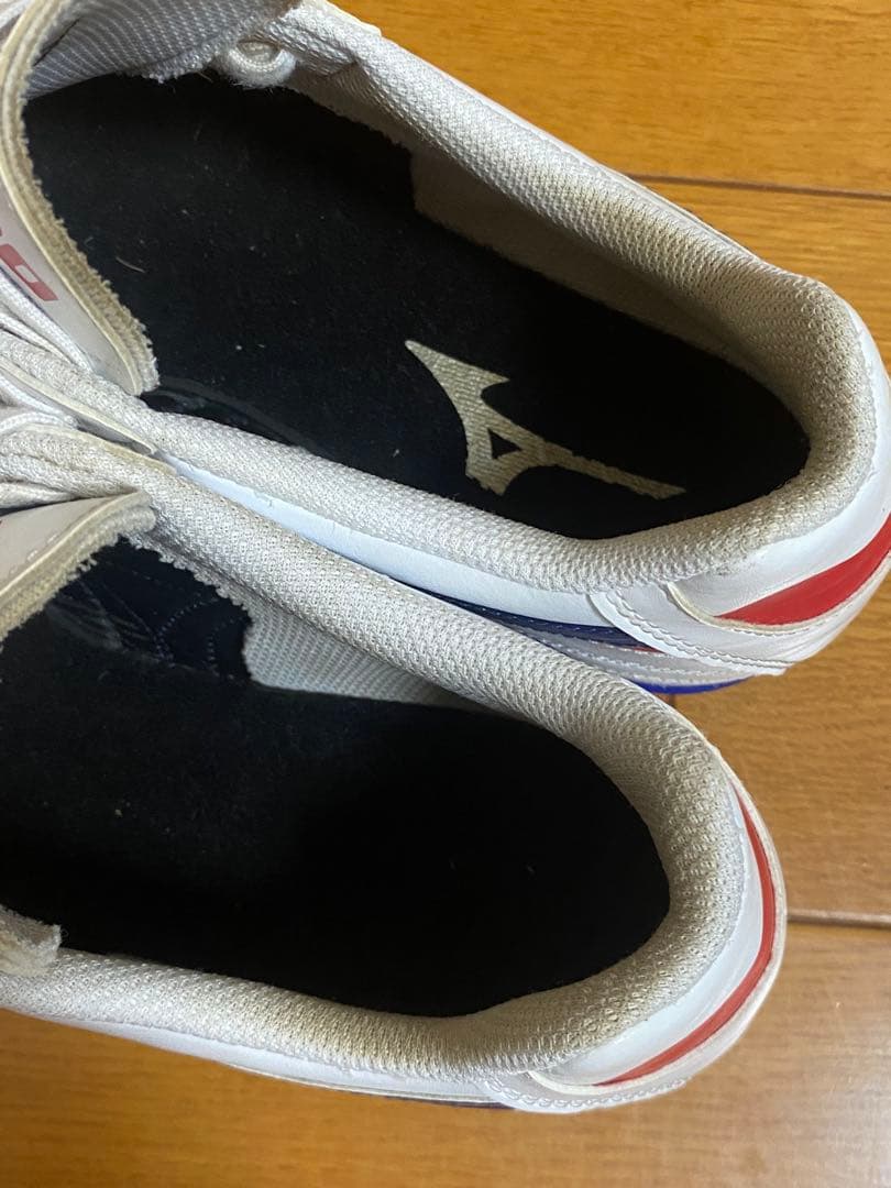 サッカー　トレーニングシューズ　ミズノ　モレリア2 クラブ　as 白　青