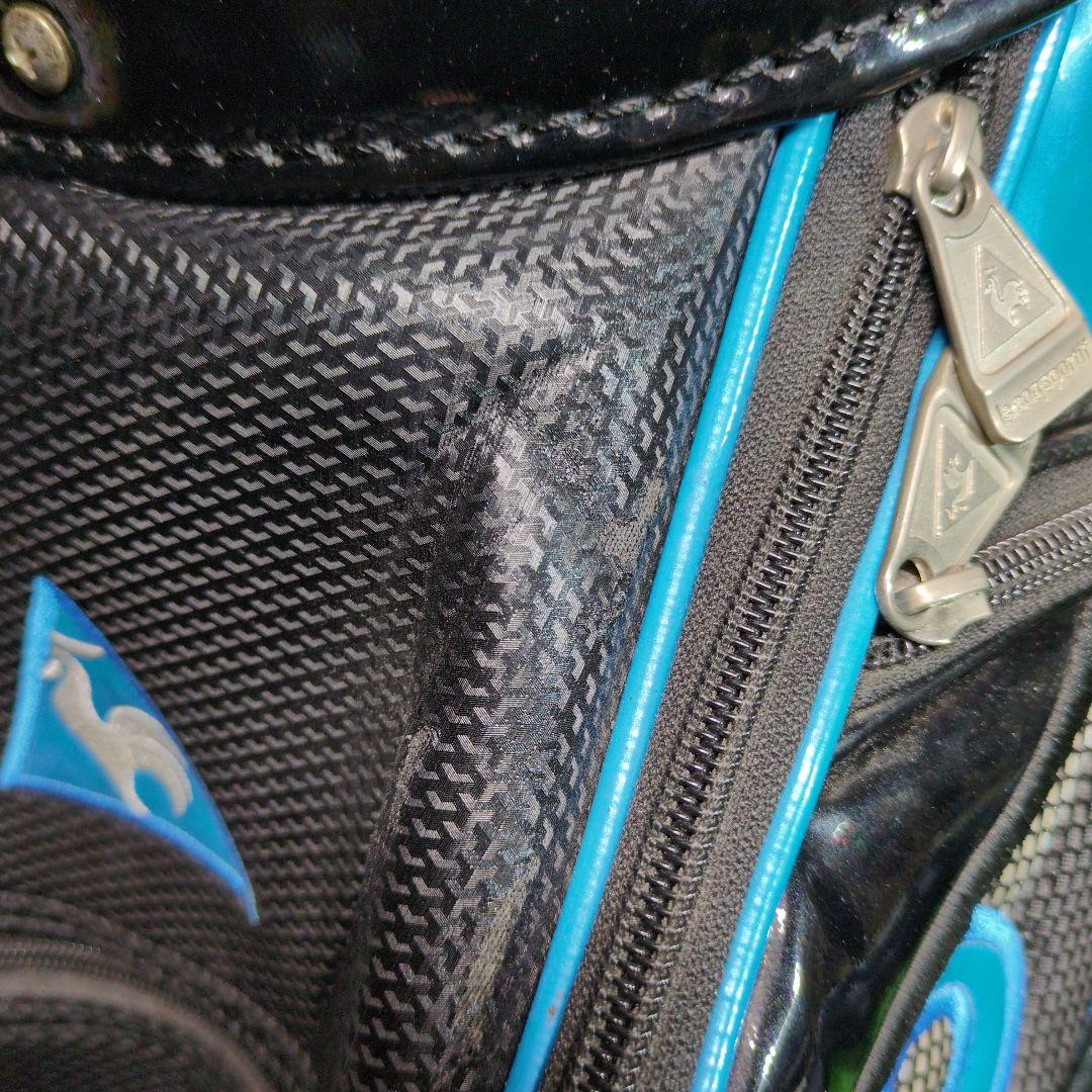 【超美品】le coq sportif ゴルフバッグ　キャディバッグ